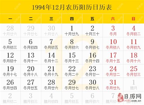 1994年12月22日|1994年12月22日 日历